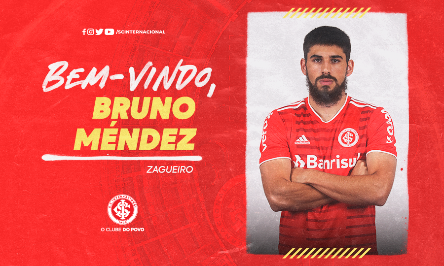 Internacional oficializa contratação por empréstimo de Bruno Méndez, do Corinthians