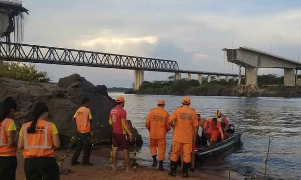 Sobe para nove o número de mortos pelo desabamento da ponte sobre o Rio Tocantins