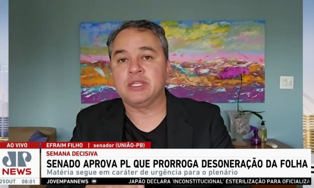 Líder do União Brasil no Senado diz que desoneração da folha pode preservar 600 mil empregos