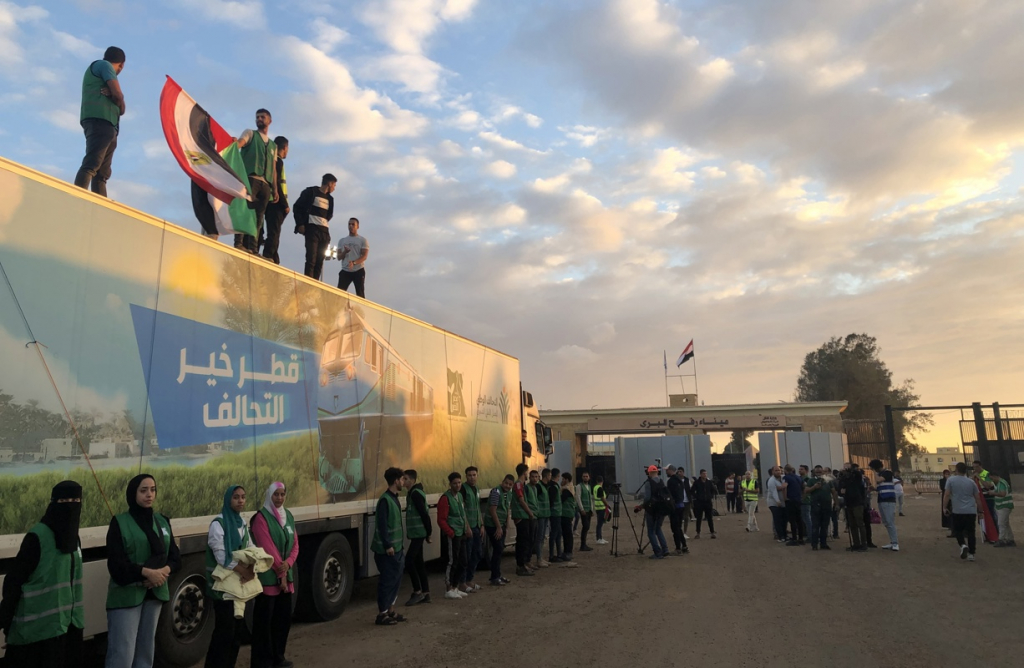 Passagem fronteiriça de Rafah reabre para entrega de ajuda humanitária em Gaza