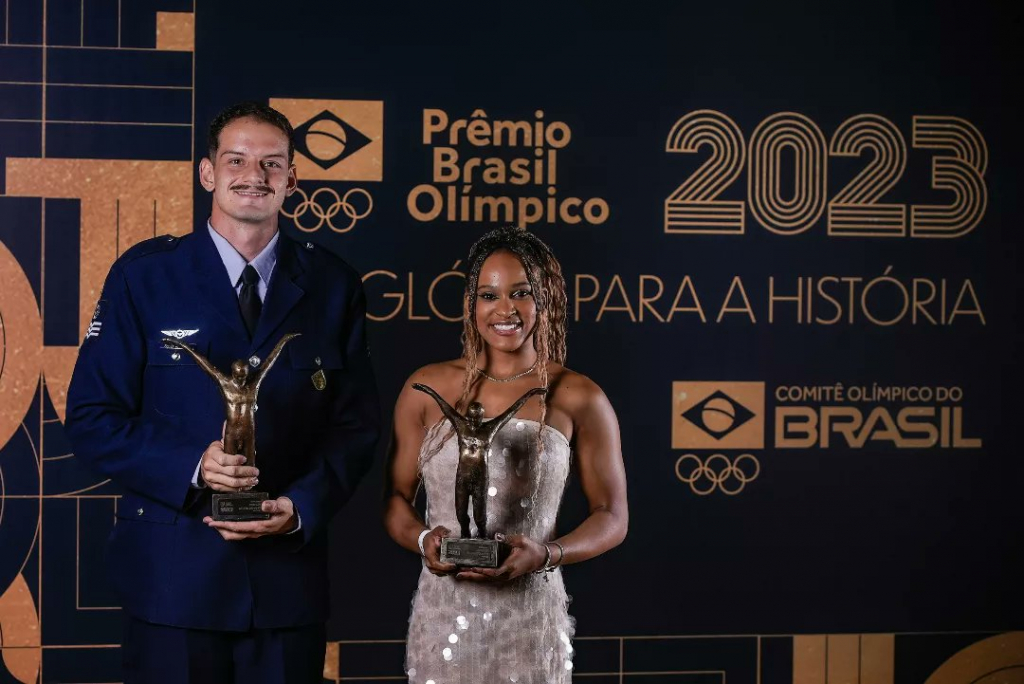 Prêmio Brasil Olímpico: Rebeca Andrade e Marcus D’Almeida são eleitos os melhores atletas de 2023 