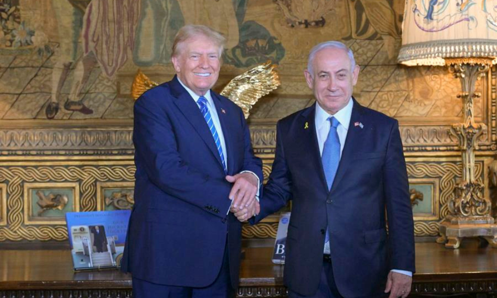 Trump critica democratas durante encontro com Netanyahu na Flórida