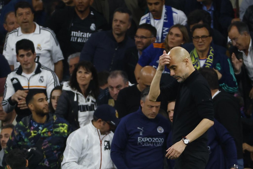 Guardiola recusa rótulo de ‘fracassado’ para o Manchester City após eliminação na Champions