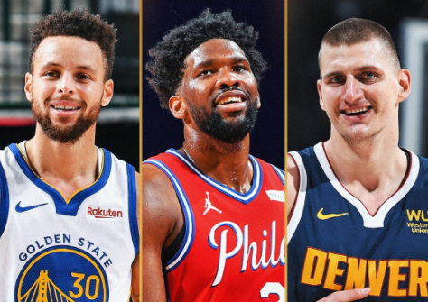 NBA: Stephen Curry, Joel Embiid e Nikola Jokic disputam título de MVP da temporada regular