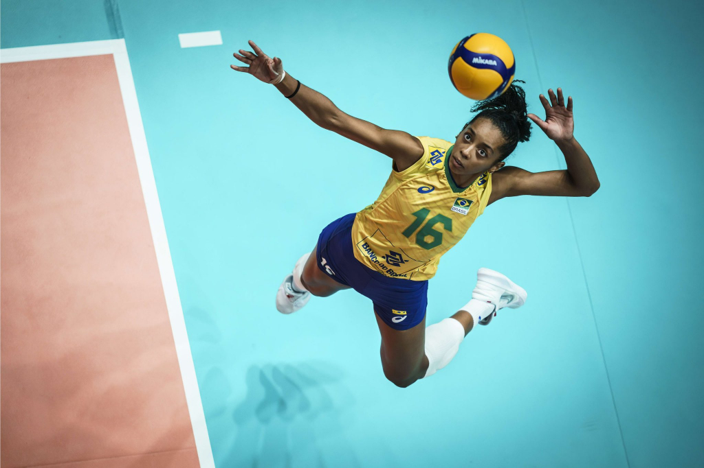 Brasil bate Alemanha, chega à 6ª vitória na Liga das Nações Feminina e enfrenta os EUA em jogo duro neste domingo