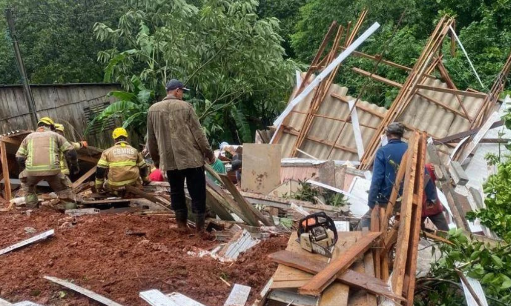 Chuvas atingem 38 cidades no Rio Grande do Sul e deixam três pessoas mortas