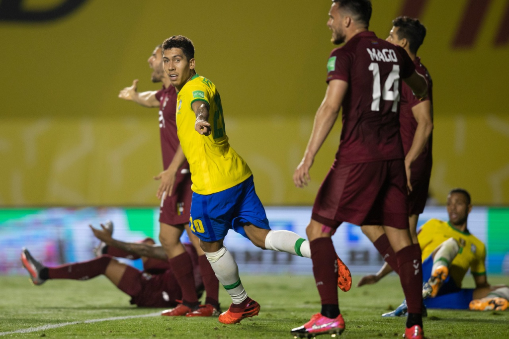 Brasil vence Venezuela por 1 a 0 e mantém 100% de aproveitamento nas Eliminatórias