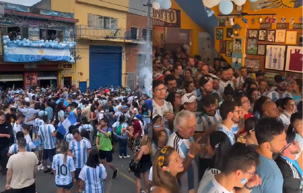Brasileiros esquecem rivalidade histórica e comemoram o título da Argentina