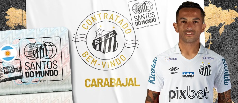 Santos anuncia contratação de meio-campista Gabriel Carabajal; conheça o argentino 