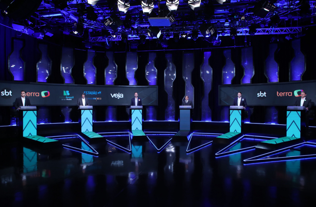 Referência a aliados e duelos entre Garcia e Tarcísio marcam terceiro debate na TV