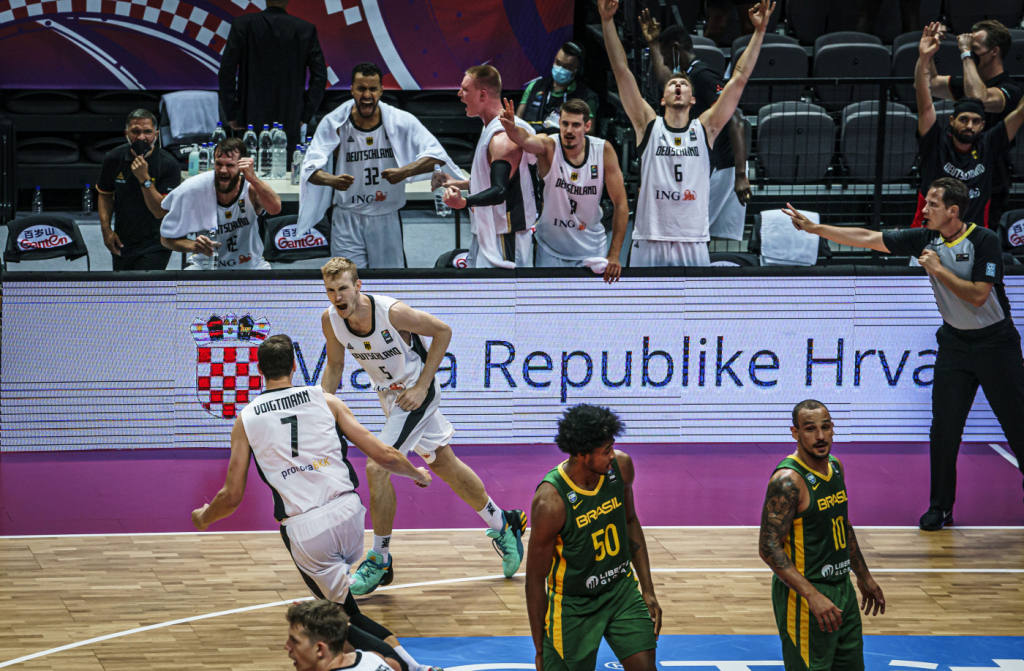 Brasil é derrotado pela Alemanha no basquete e fica sem vaga nos Jogos de Tóquio