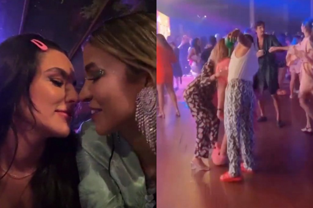 Viih Tube protagoniza beijo quádruplo em festa de Virgínia; confira quem beijou quem