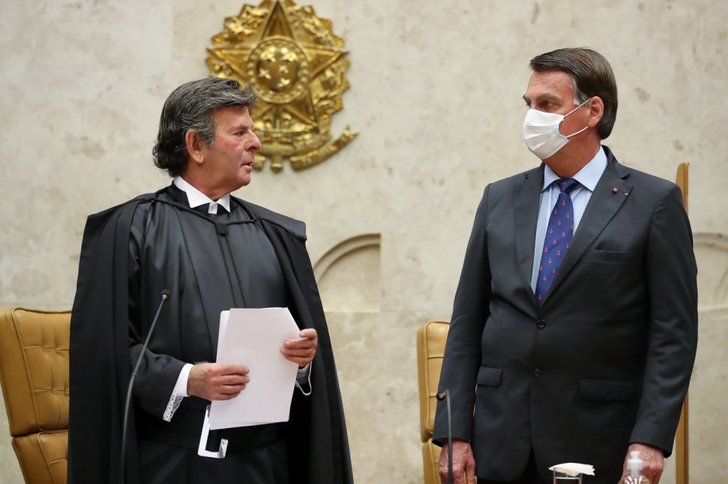 Fux cancela reunião entre os três poderes e volta a fazer discurso duro contra Bolsonaro