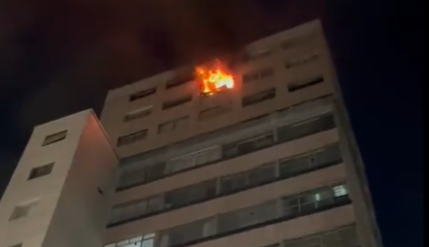 Incêndio em apartamento na Consolação assusta moradores da região; veja vídeos