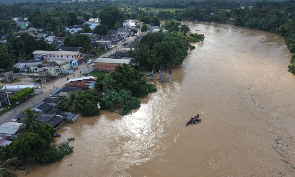 Sobe para 19 o número de cidades em estado de emergência no Acre após cheia do rio