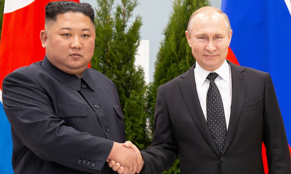 Kim Jong-un chega à Rússia para reunião com Putin em meio a rumores sobre acordo armamentista 