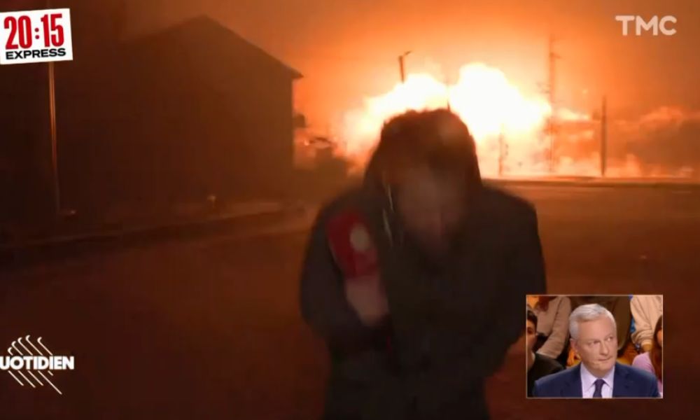 Míssil explode atrás de repórter francês durante transmissão ao vivo; veja vídeo
