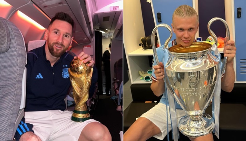 Quem merece ganhar a Bola de Ouro 2023: Messi ou Haaland? Vote na enquete
