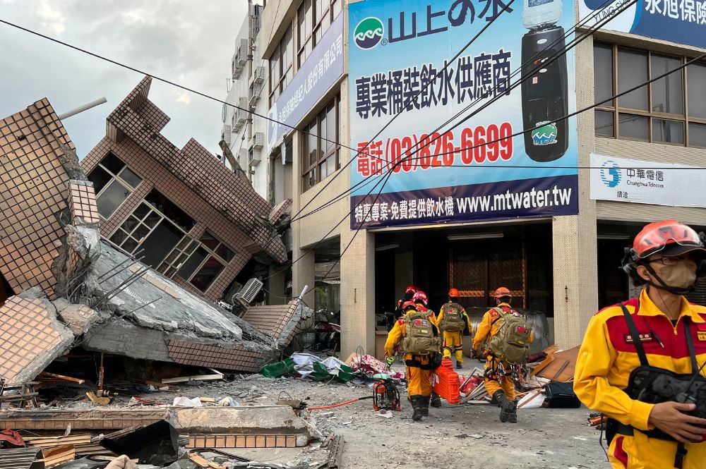 Terremoto de 6,9 graus deixa um morto e 79 feridos em Taiwan