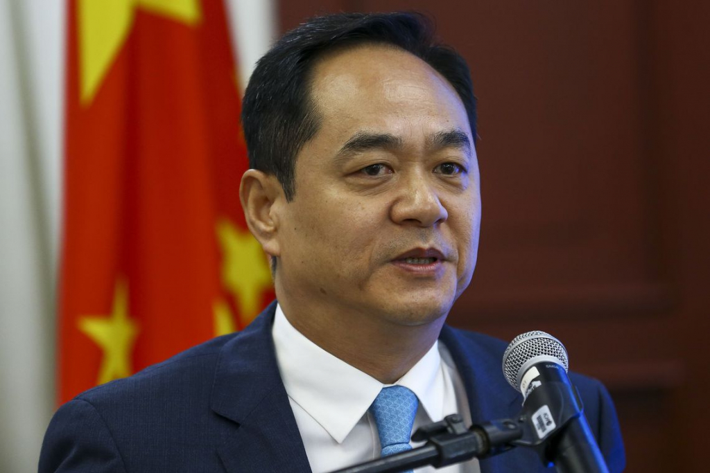 Embaixador da China confirma novo envio de insumos para produção de vacinas