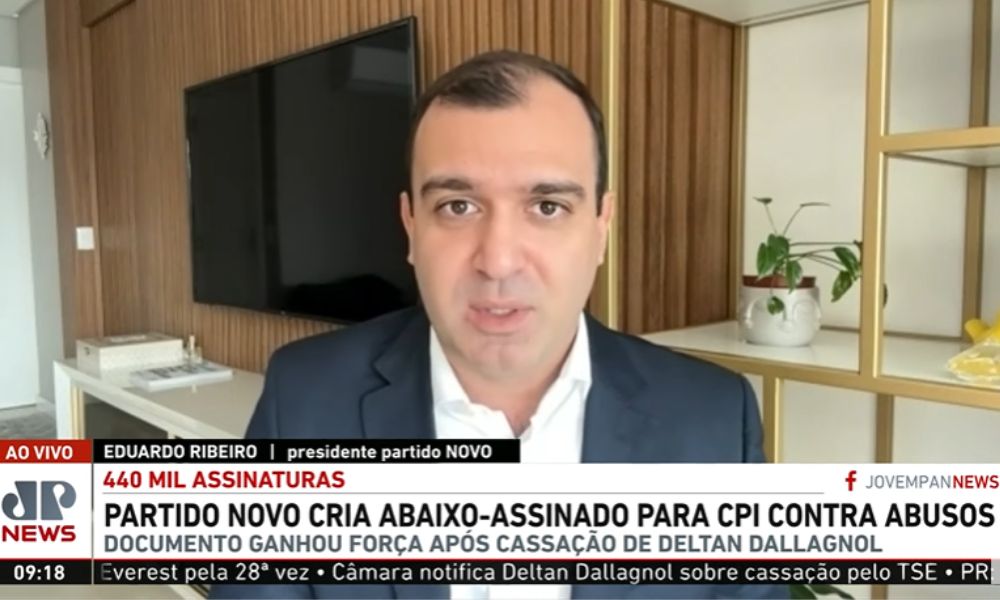 Presidente do Novo faz apelo por apoio à CPI do Abuso de Autoridade: ‘Estão com receio de assinar’