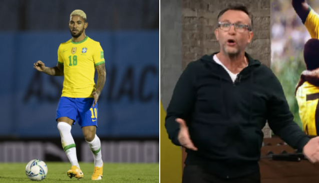 Douglas Luiz rebate crítica de Neto após ser convocado: ‘O palhaço da televisão’ 
