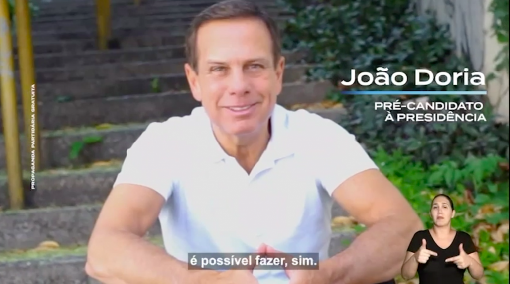 ‘Com PSDB e João, você tem opção’: PSDB lança primeira inserção de Doria na TV