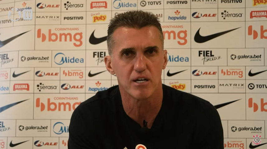 Vagner Mancini admite mau rendimento do Corinthians: ‘Não estou aqui para dar desculpas’