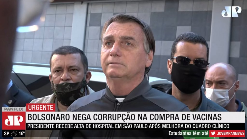Bolsonaro nega que Pazuello tenha negociado vacinas e chama acusações de corrupção de ‘má fé’