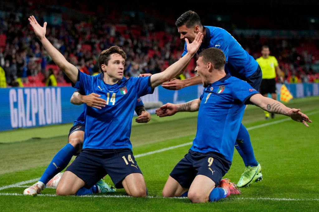 Eurocopa: Na prorrogação, Itália faz 2 a 1 na Áustria e se classifica às quartas de final