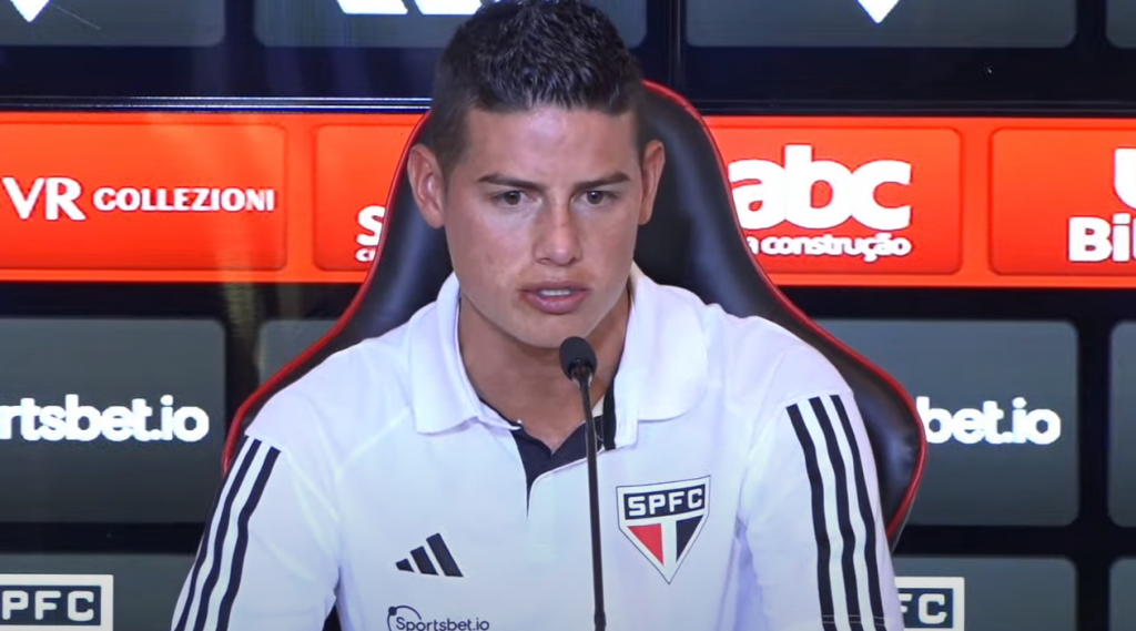 James Rodríguez rescinde contrato com o São Paulo