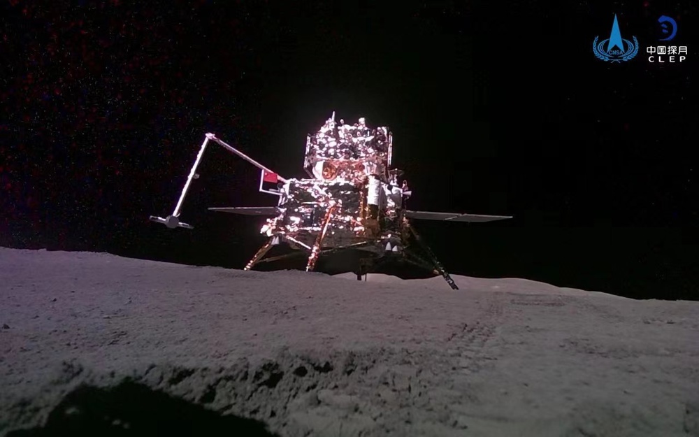 Sonda espacial chinesa decola da Lua com amostras do solo do lado oculto