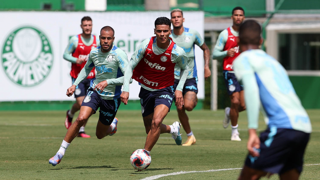 Richard Ríos faz primeiro treino e Palmeiras tem novidade em preparação para final do Paulistão