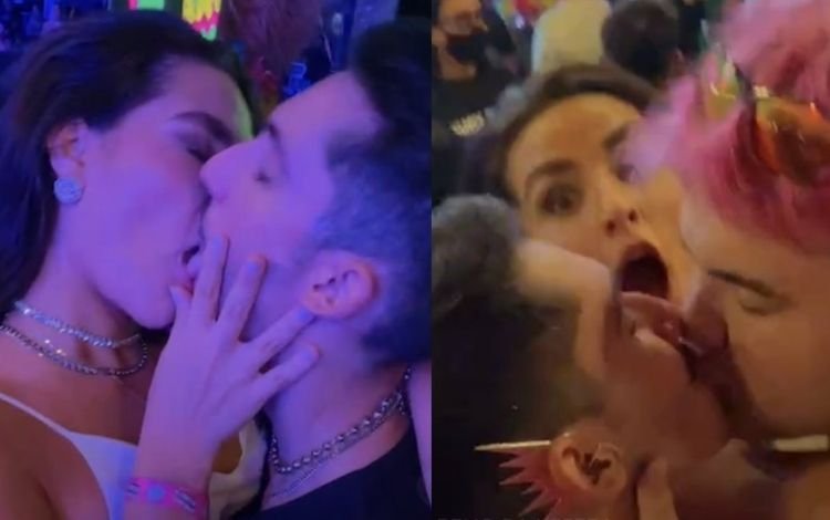 Quem beijou quem? Famosos curtem festa organizada por Gkay e vídeos viralizam