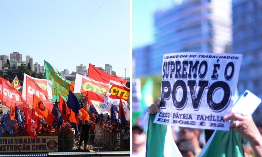 AO VIVO: Acompanhe a cobertura das manifestações do 1º de Maio
