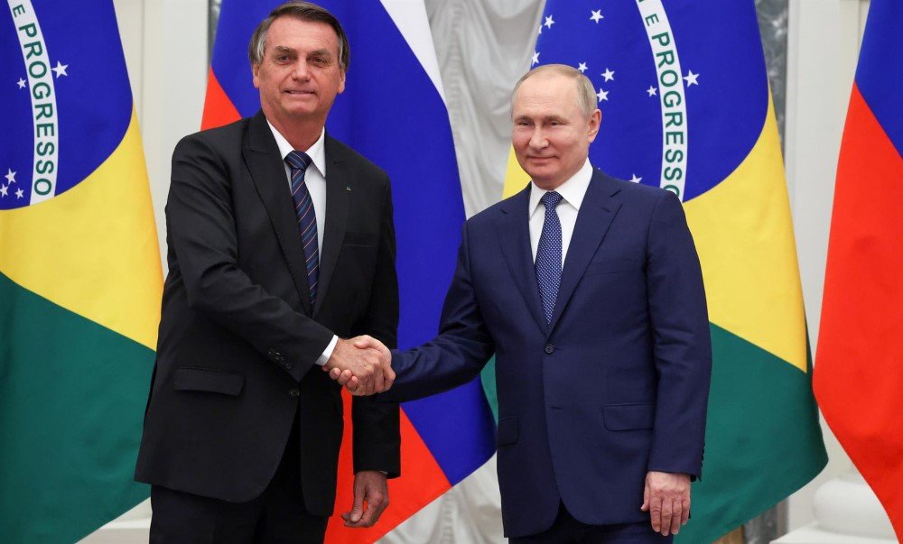 Governo ‘lamenta’ críticas dos EUA após Bolsonaro afirmar que é solidário à Rússia