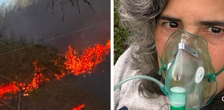 Fazenda de atriz Lúcia Veríssimo é atingida por incêndio