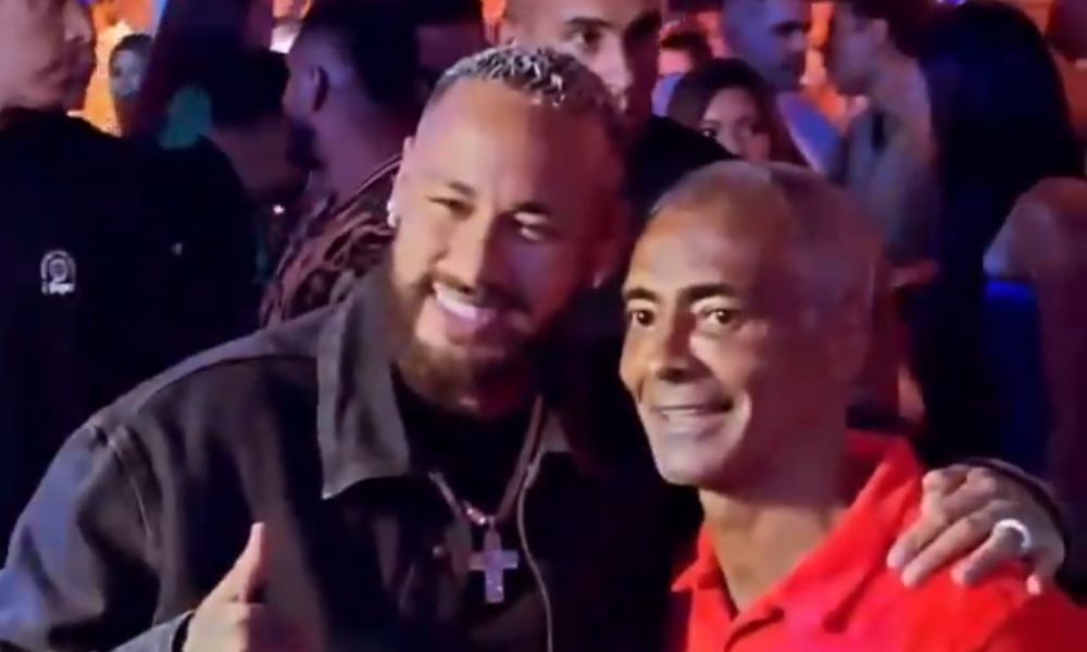 Aparência de Neymar em festa de Romário chama atenção nas redes sociais: ‘Tá enorme’