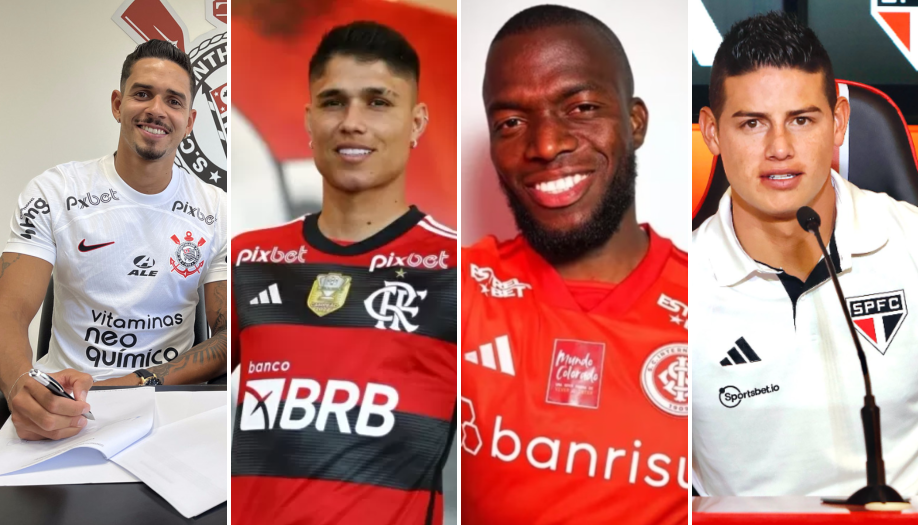 ENQUETE – Qual clube contratou melhor: Corinthians, Flamengo, Grêmio, Internacional, Santos ou São Paulo?