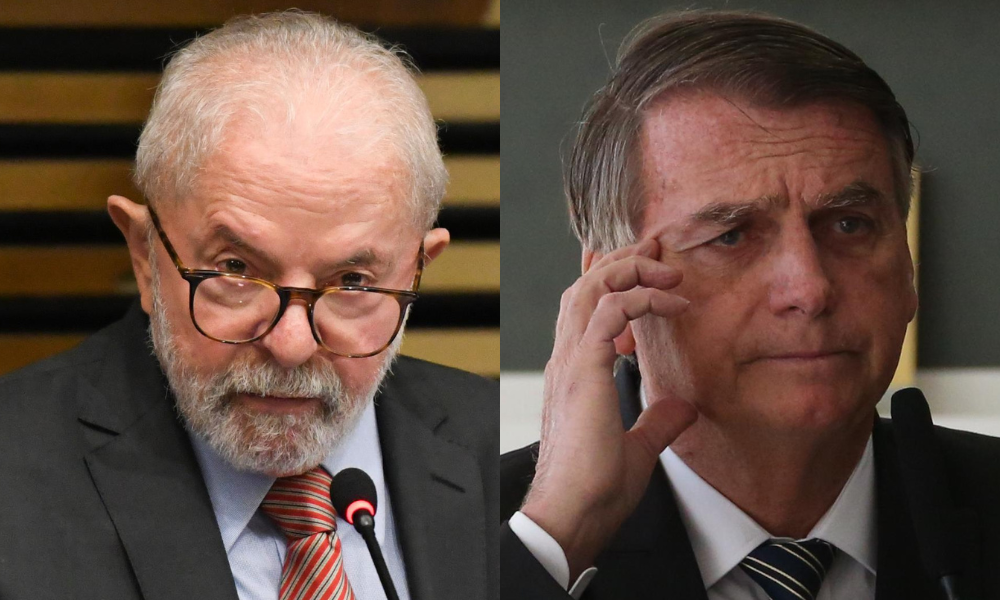 Ipec: Lula tem 44% das intenções de voto; Bolsonaro, 32%