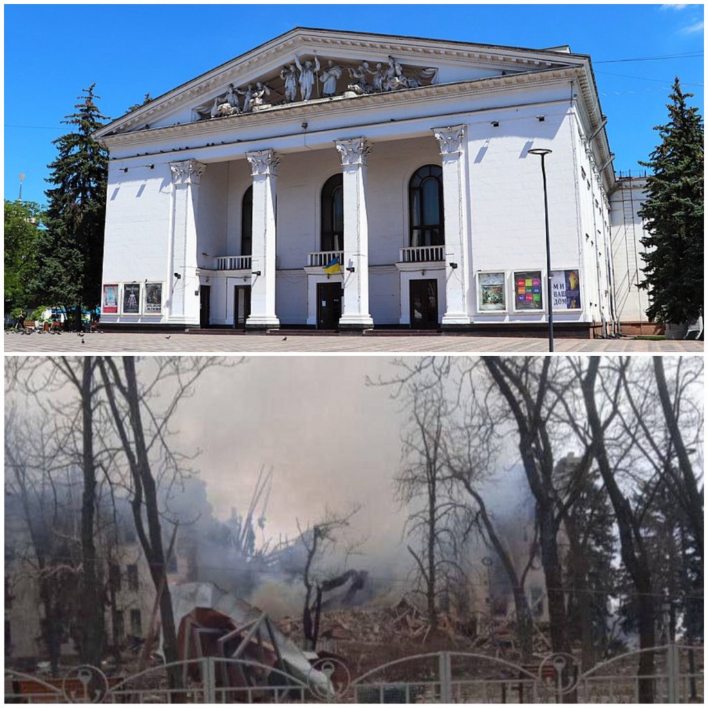 Autoridades ucranianas temem balanço de 300 mortos em bombardeio no teatro de Mariupol