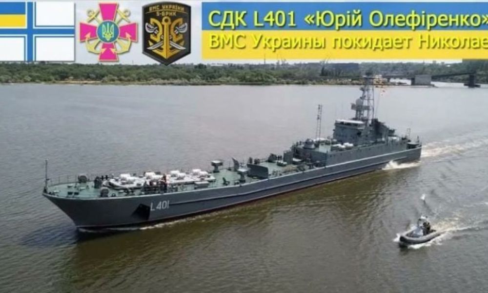 Rússia afirma ter destruído Yuri Olefirenko, o ‘último navio de guerra’ da Ucrânia