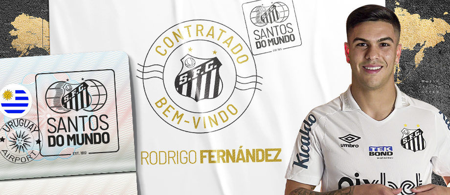 Santos anuncia contratação de uruguaio Rodrigo Fernández por empréstimo