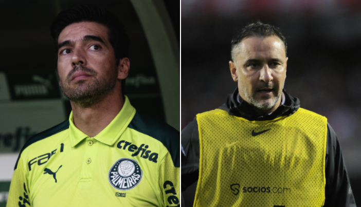 Abel Ferreira e Vitor Pereira buscam marcas distintas no clássico Palmeiras x Corinthians; entenda 