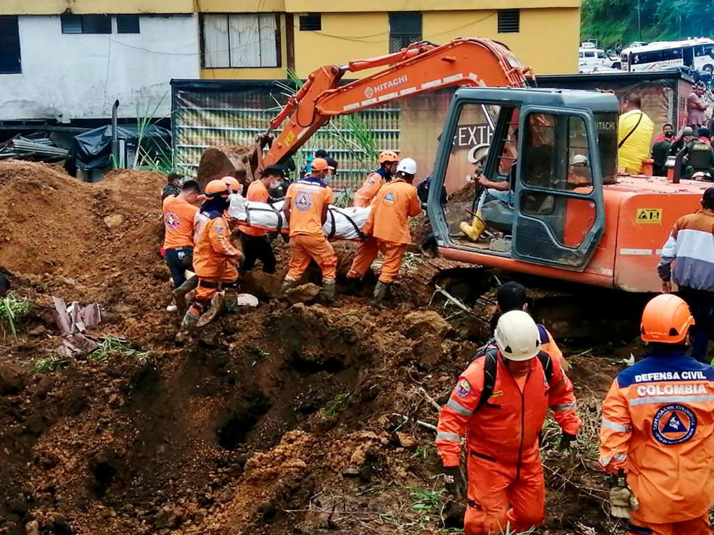 Deslizamento de terra na Colômbia deixa ao menos 12 mortos e 10 feridos