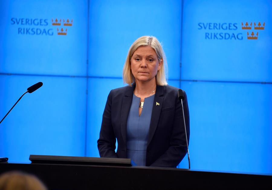 Primeira-ministra eleita na Suécia renuncia no mesmo dia em que tomou posse