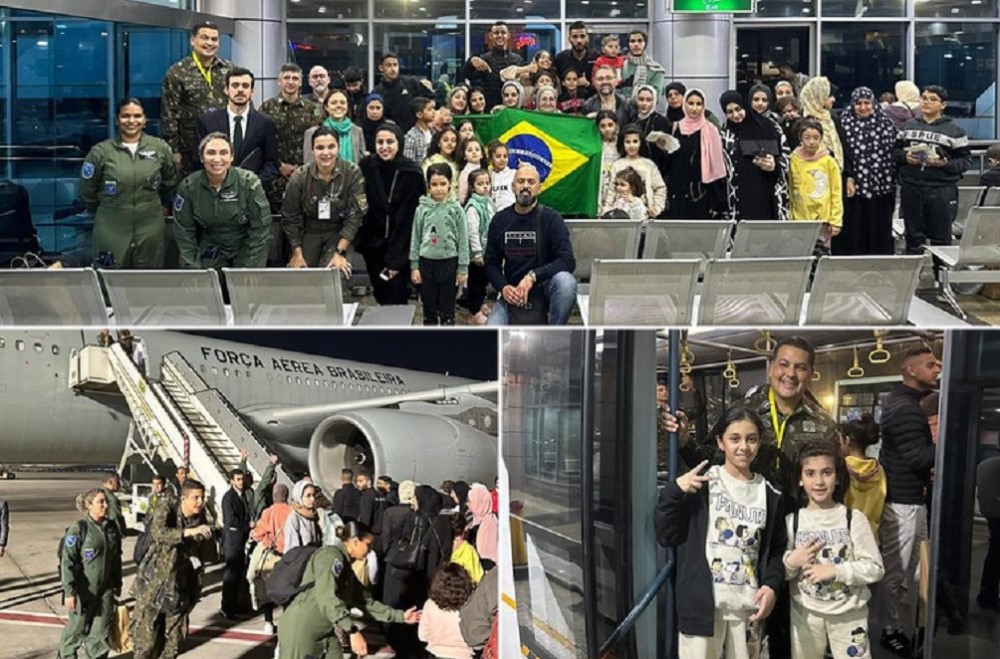Avião com 48 repatriados de Gaza decola do Egito e deve chegar ao Brasil nesta segunda-feira