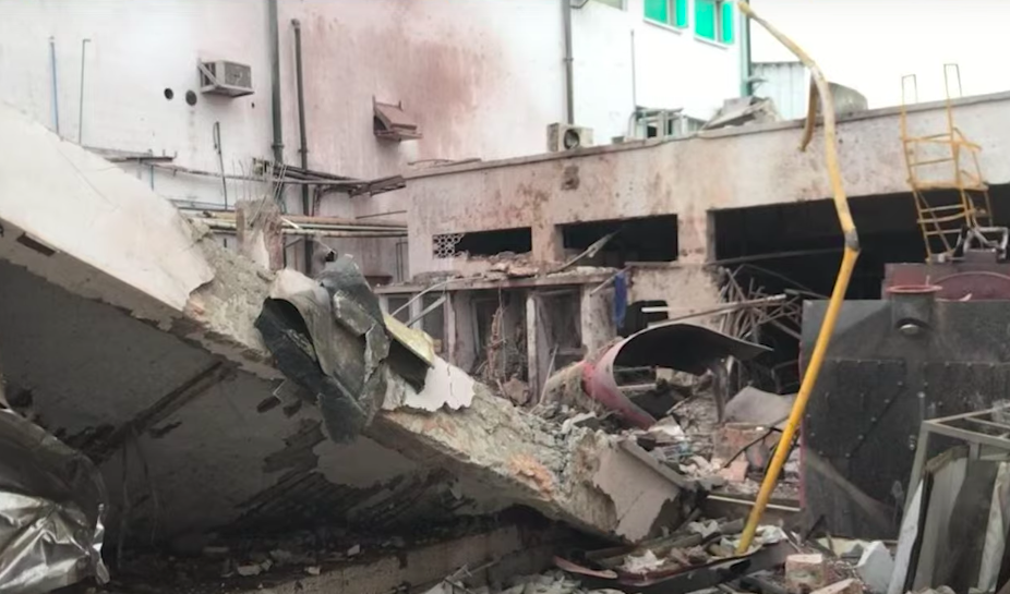 Explosão de caldeira deixa pelo menos 5 feridos em fábrica de pastilhas no Rio