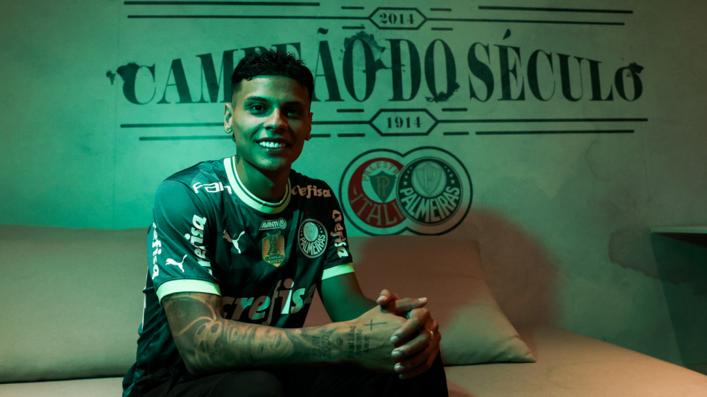 Palmeiras anuncia contratação de colombiano Richard Ríos; conheça