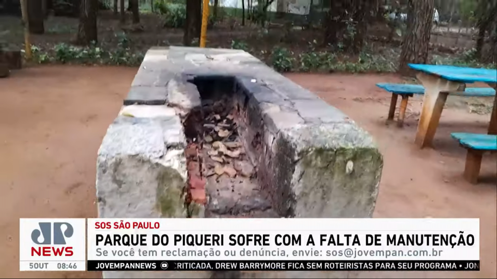 Parque do Piqueri, na Zona Leste de São Paulo, sofre com falta de manutenção